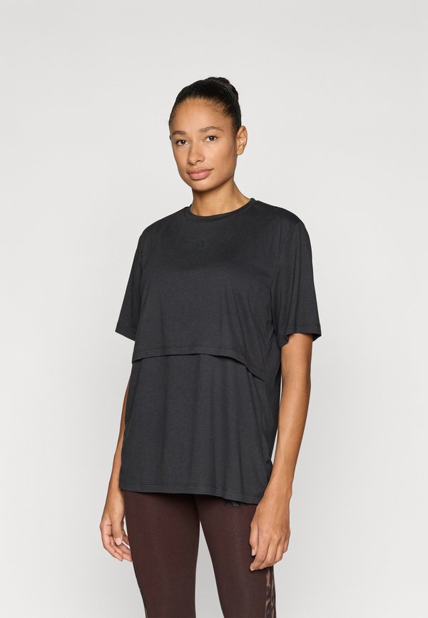 adidas Performance WORKOUT T-SHIRT MATERNITY - Sports T-shirt - black