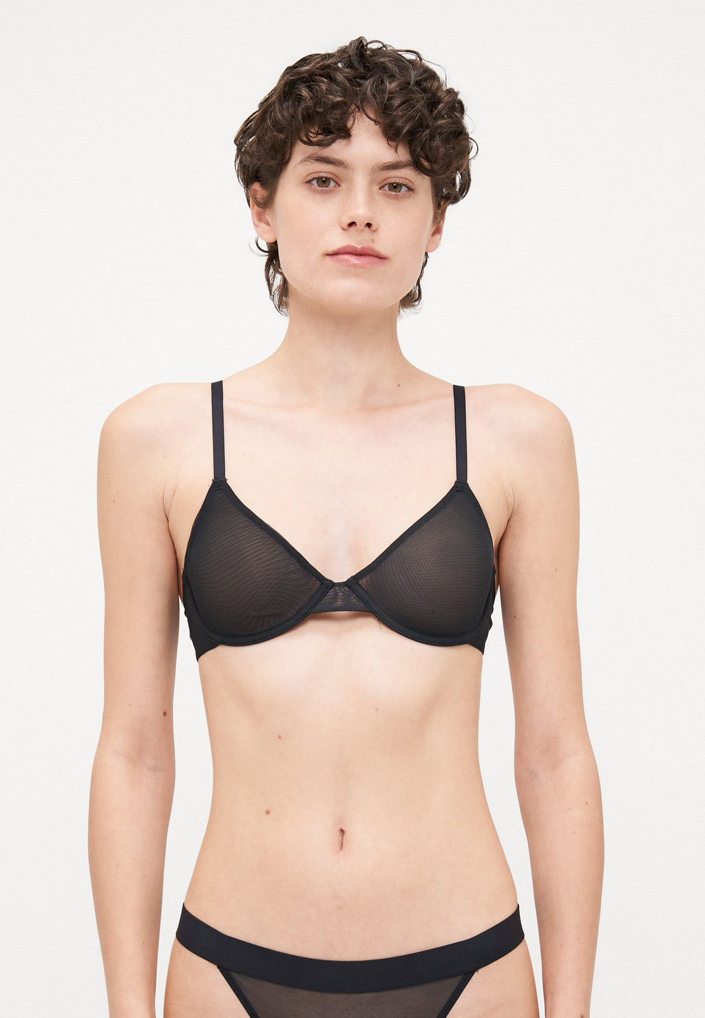 Organic Basics MESH UNLINED DEMI BRA