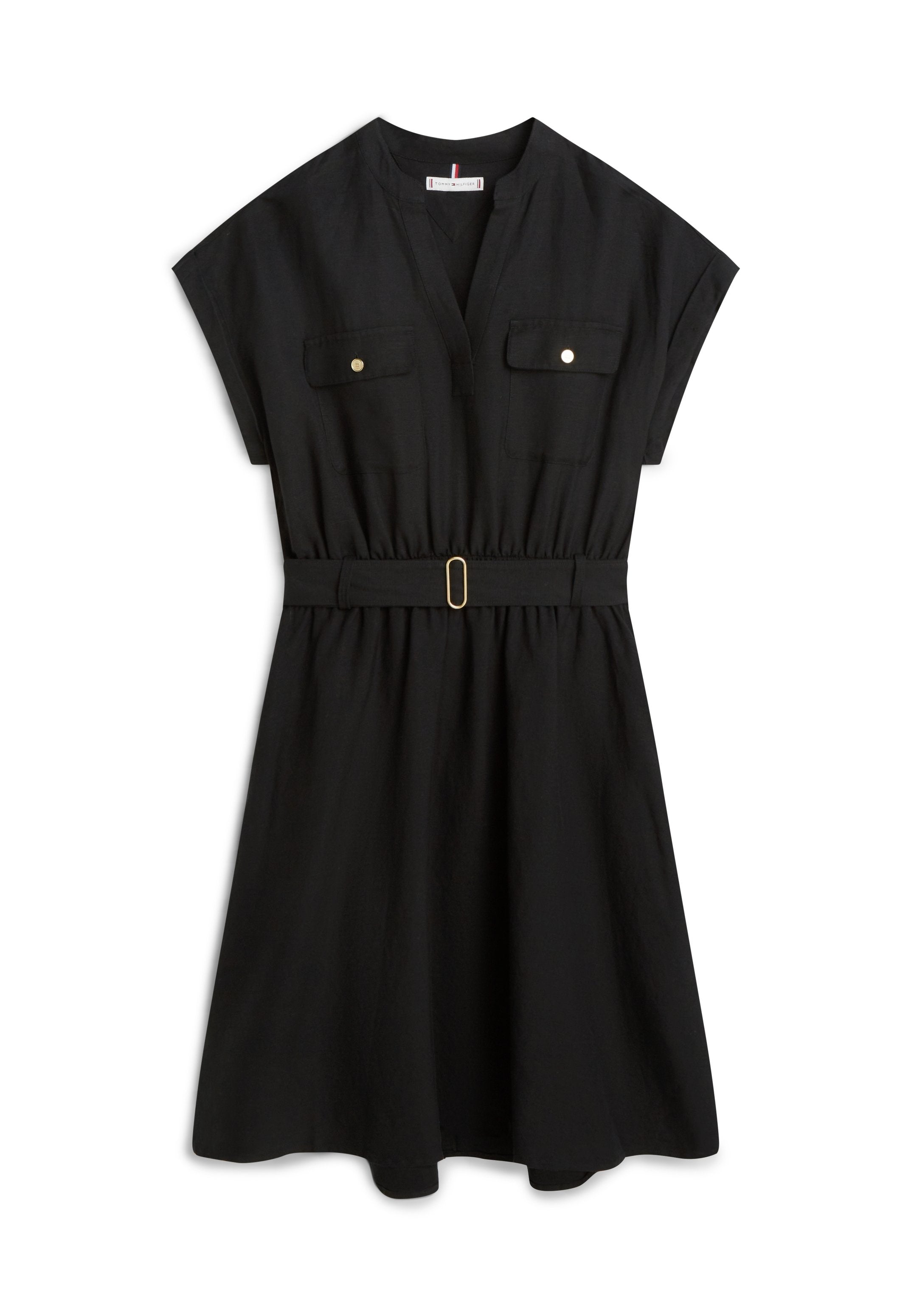 Tommy Hilfiger BELTED RELAXED MINI SHIRT DRESS