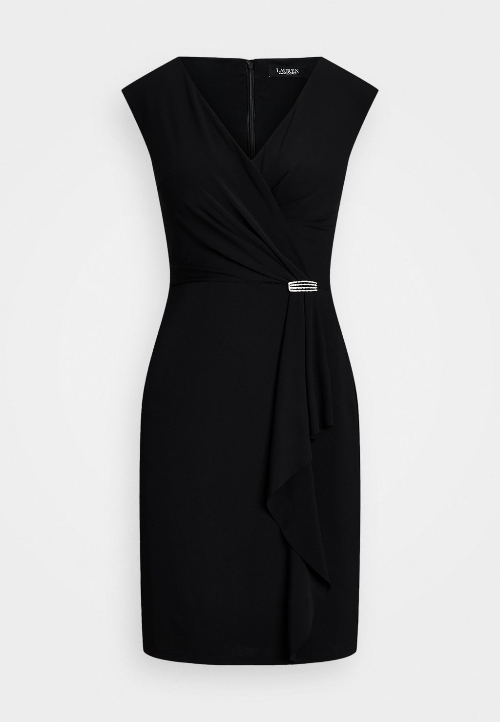 Lauren Ralph Lauren JERSEY CAP SLEEVE COCKTAIL DRESS