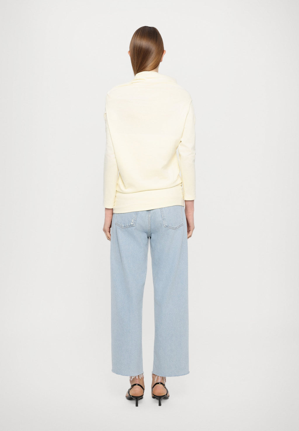 A.W.A.K.E. MODE COWL NECK DRAPED