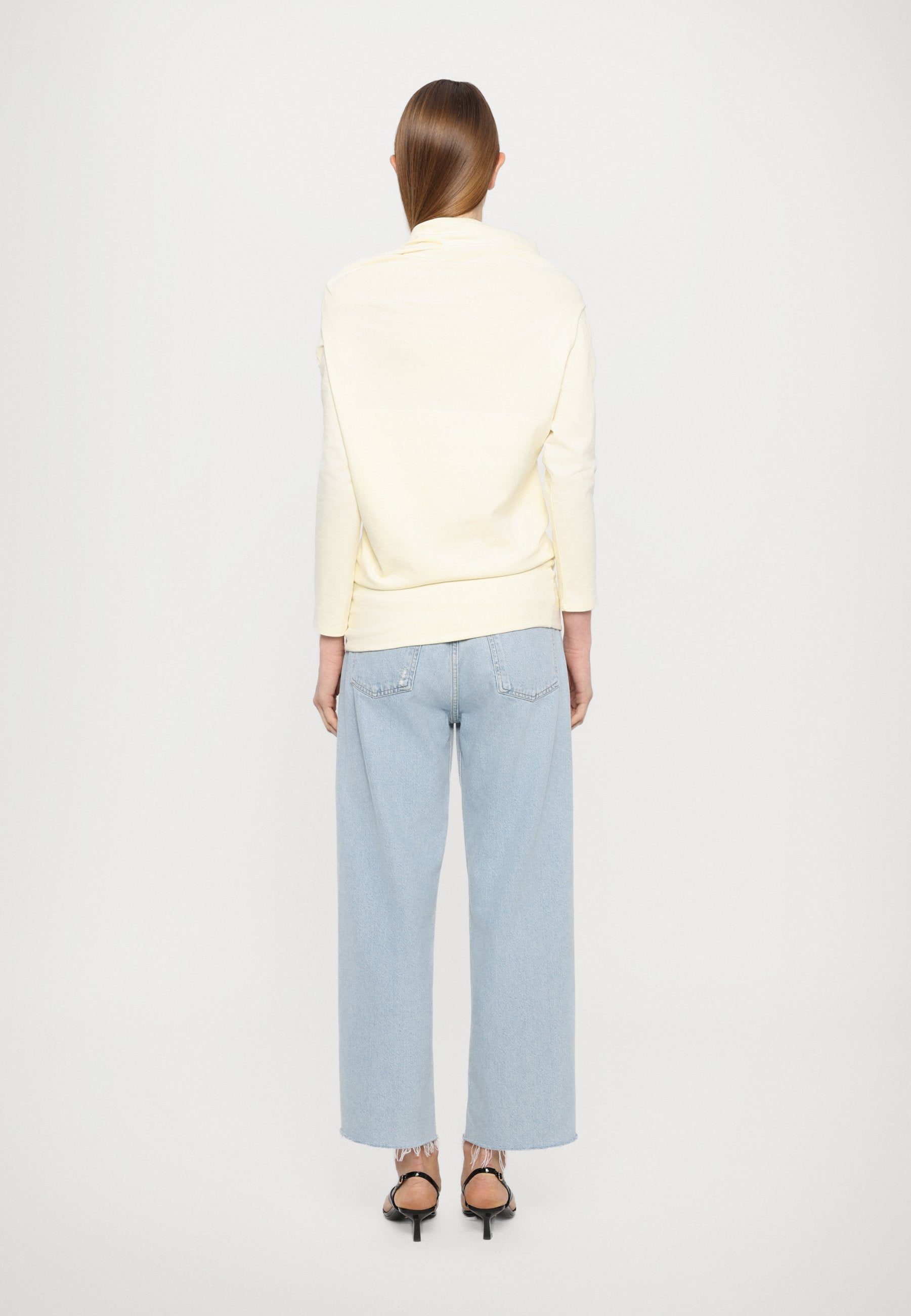 A.W.A.K.E. MODE COWL NECK DRAPED