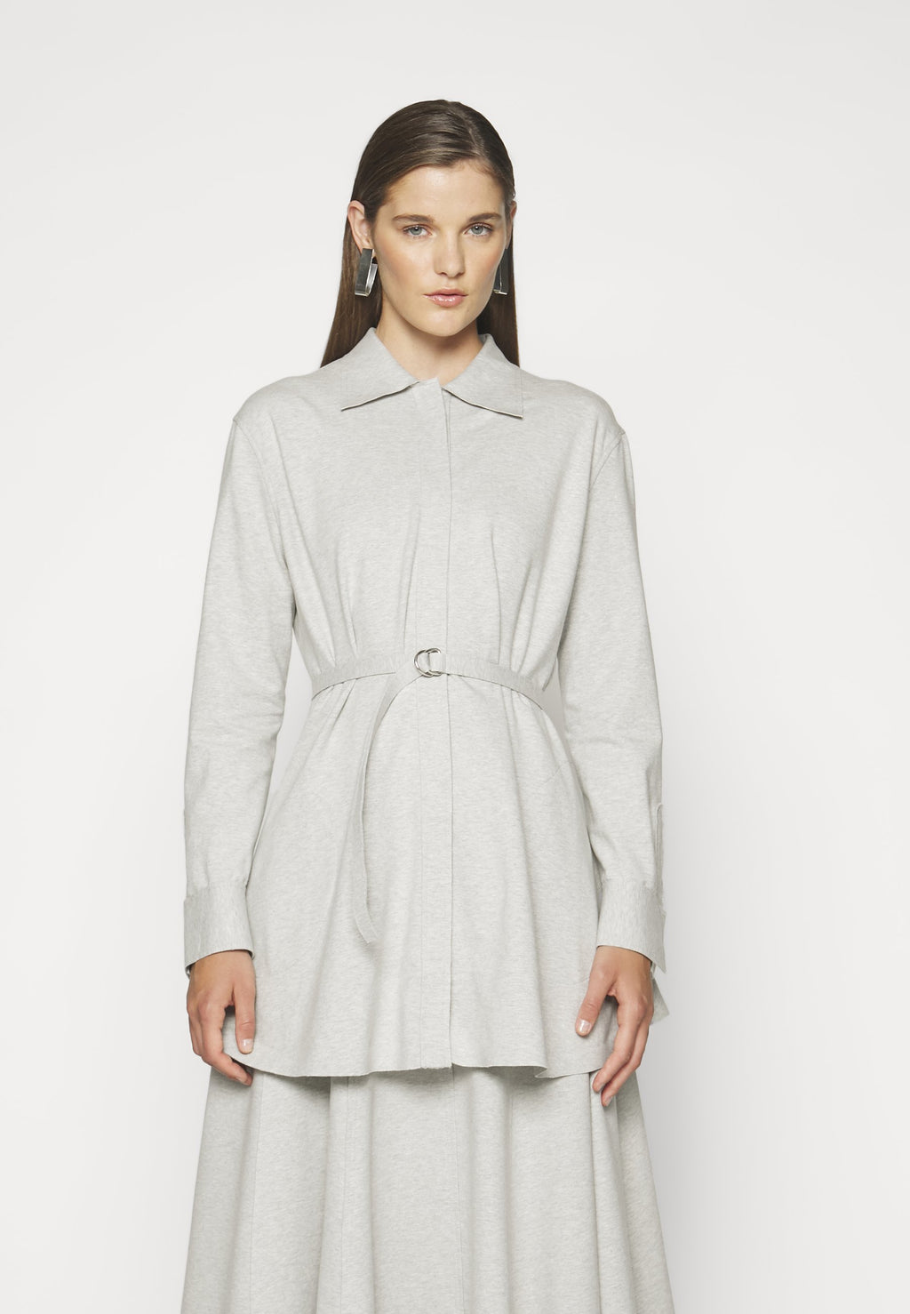Norma Kamali BOYFRIEND LINE MINI DRESS