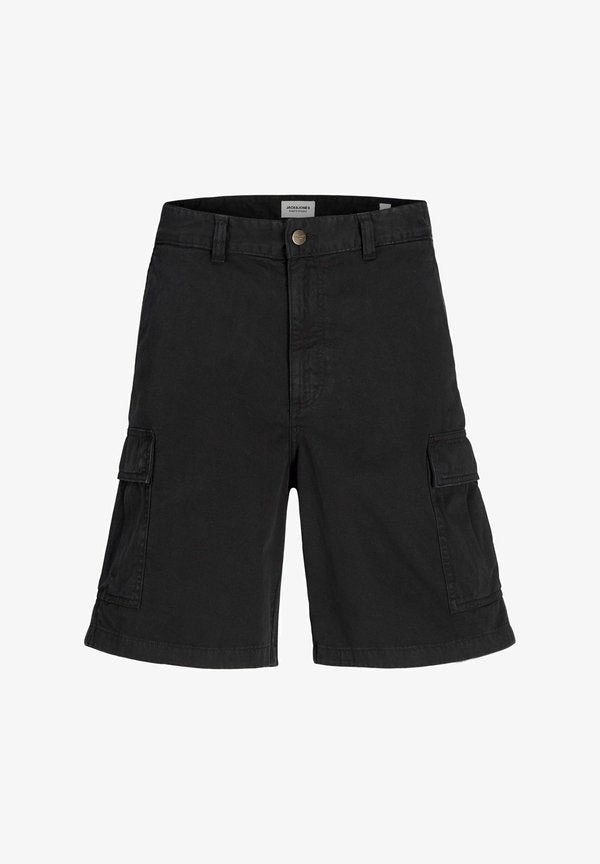 Jack & Jones Cargo Plus Size Loose Fit - Shorts - black