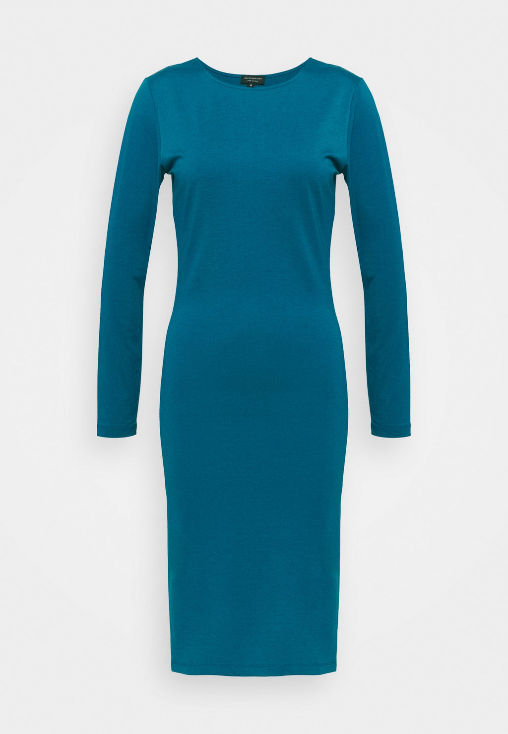 South Beach Petite LONG SLEEVE SPLIT SIDE MIDI DRESS