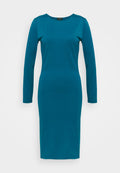 South Beach Petite LONG SLEEVE SPLIT SIDE MIDI DRESS