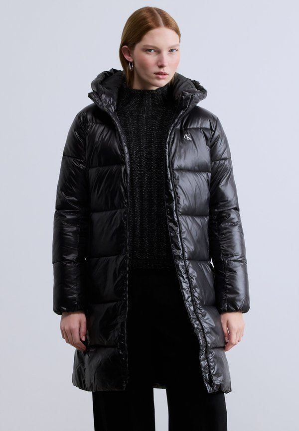 Calvin Klein Jeans SHINY LONG LOGO PUFFER