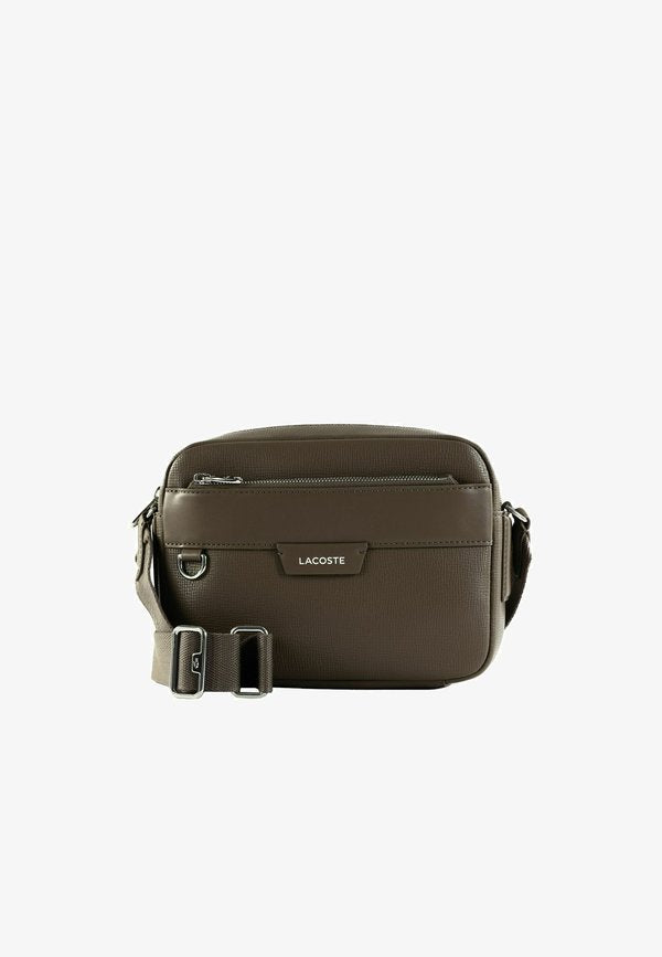 Lacoste REPORTER - Cross body bag - morel
