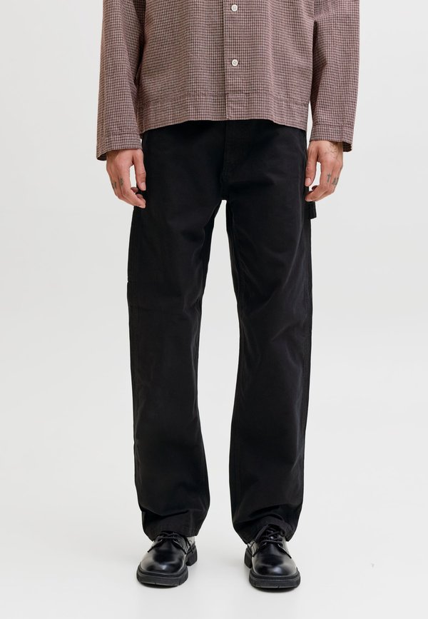 Jack & Jones JWHEDDIE JJCARPENTER - Relaxed fit jeans - black