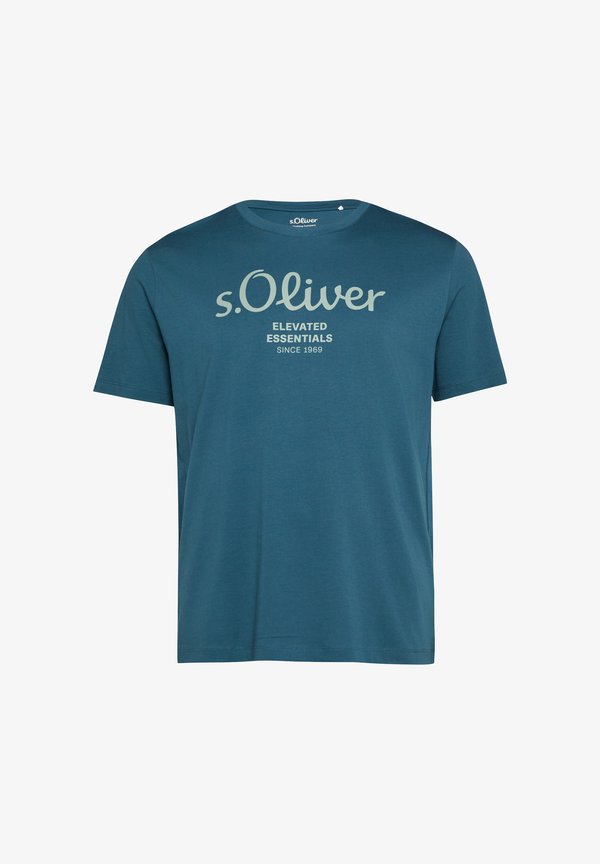 s.Oliver T-SHIRT - Print T-shirt - dunkelblau