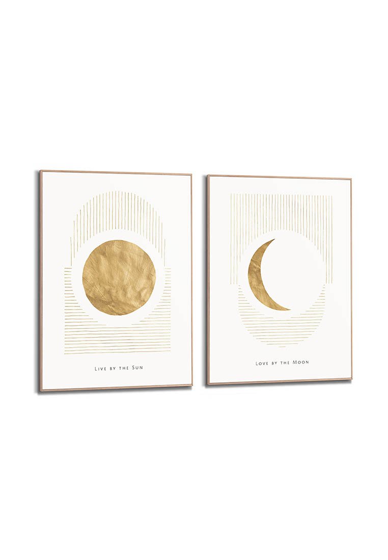 Orange Wallz SUN AND MOON 2 PACK