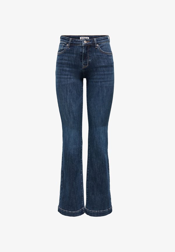 ONLY ONLPOWER MD FLARED PUSHUP DNM GEN332NOOS - Bootcut jeans - dark blue denim