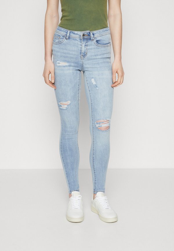 ONLY ONLWAUW DESTROY  - Jeans Skinny Fit - light blue denim