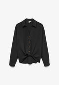 Vero Moda VMIZZY - Button-down blouse - black
