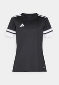 adidas Performance SQUADRA25 SHORT SLEEVE - Sports T-shirt - black/white