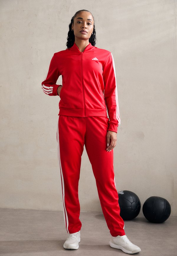 adidas Sportswear Tracksuit - pure ruby/white