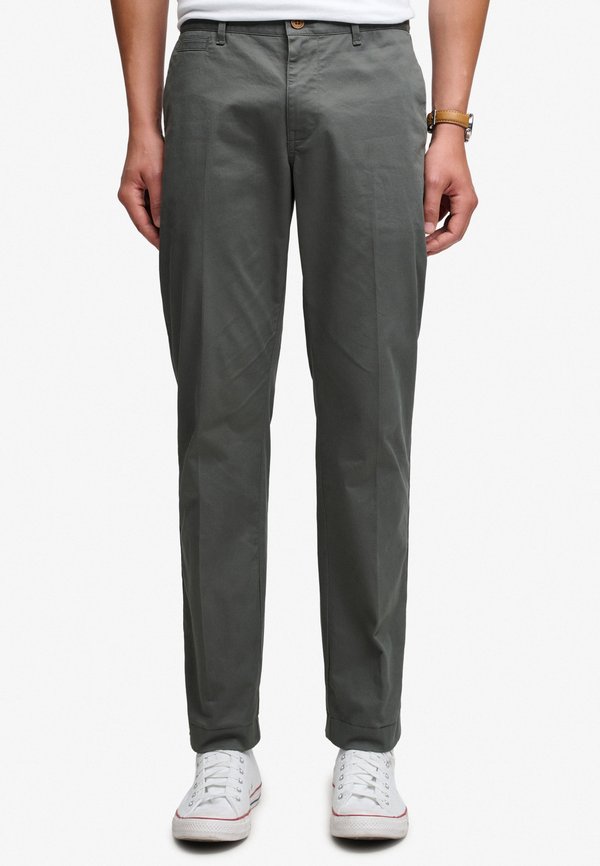 Superdry & Co SUPERDRY PREMIUM REGULAR CHINOS.. - Chinos - balsam green