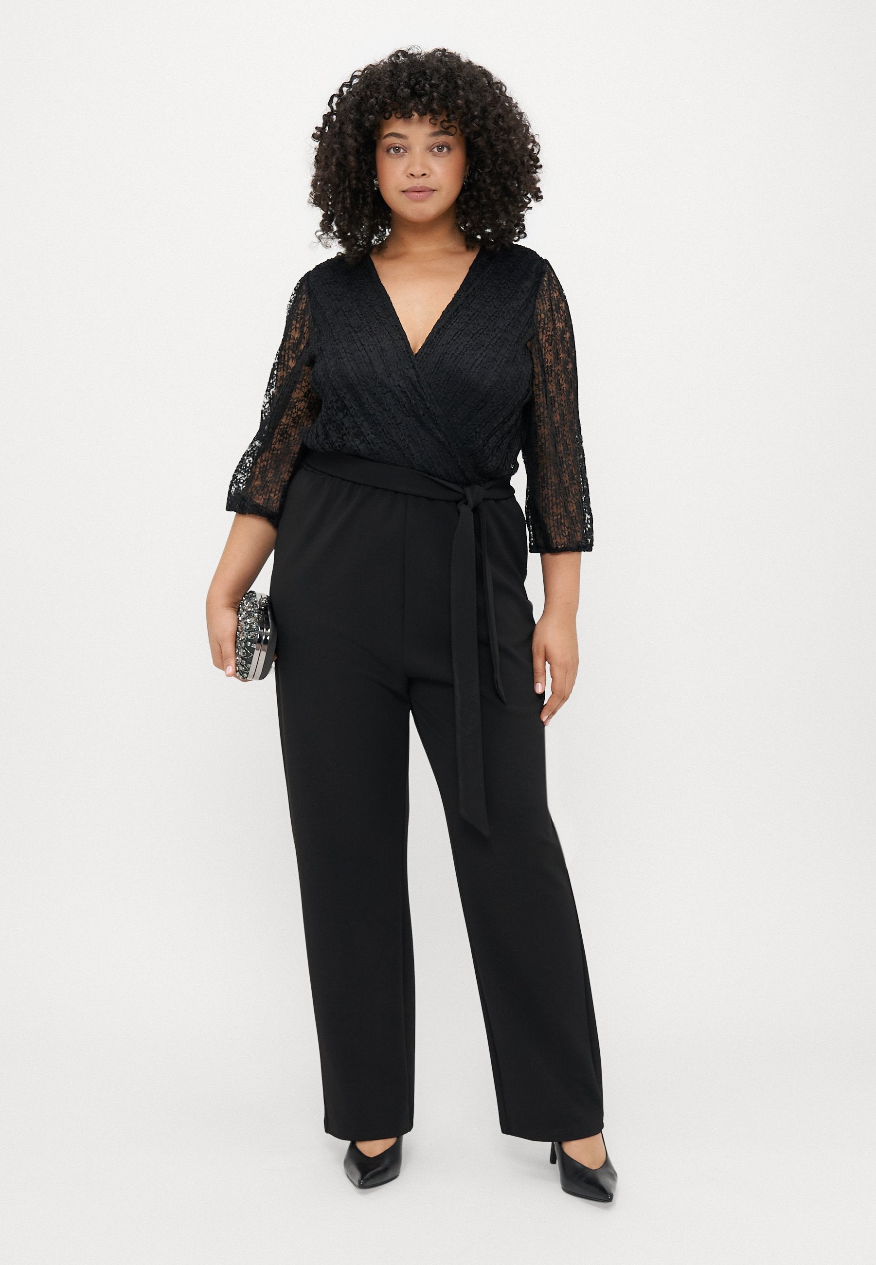 CARBETSY 3/4 WRAP V NECK  Media 2