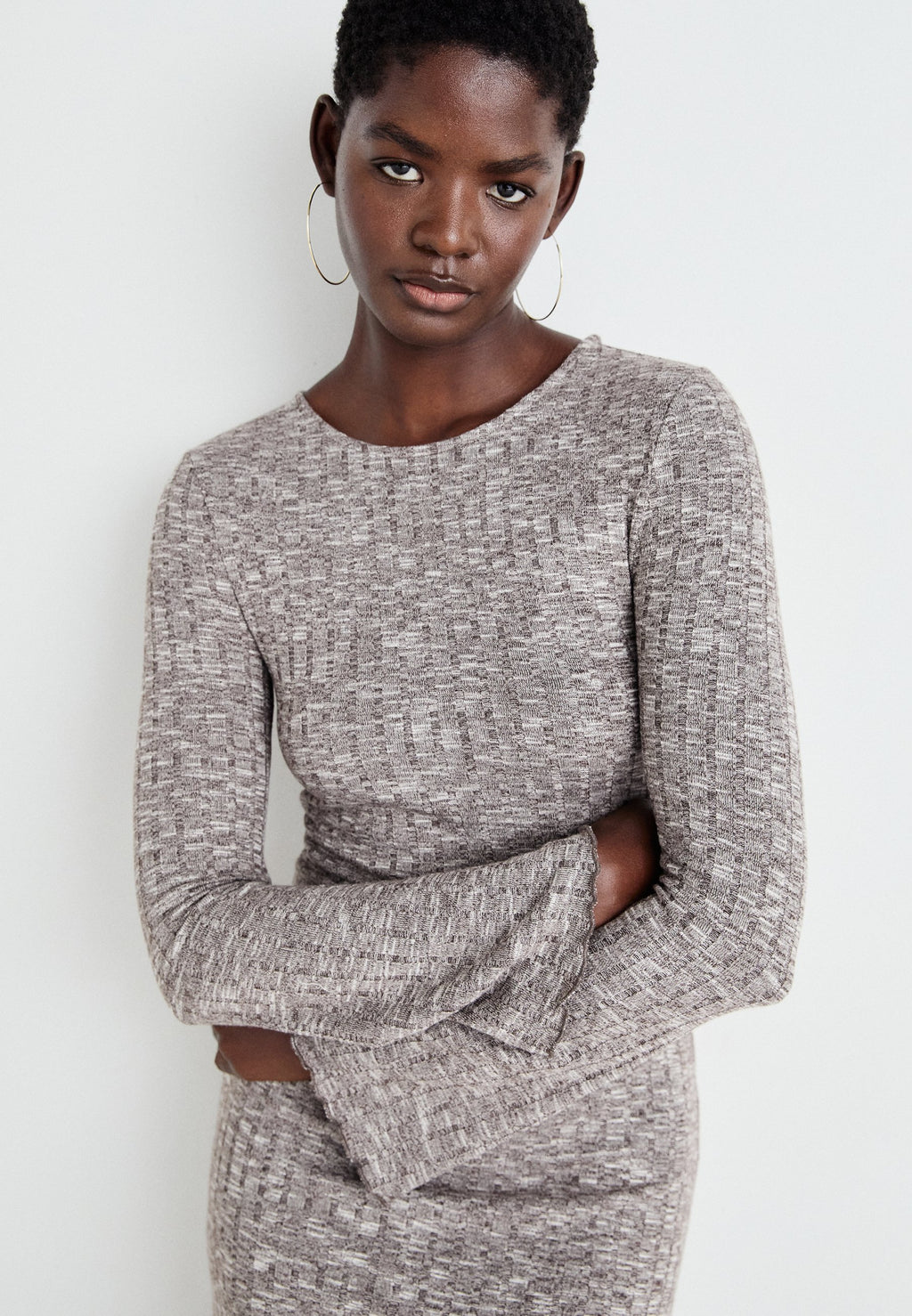 VILA VIMATHILDE O NECK ANKEL DRESS