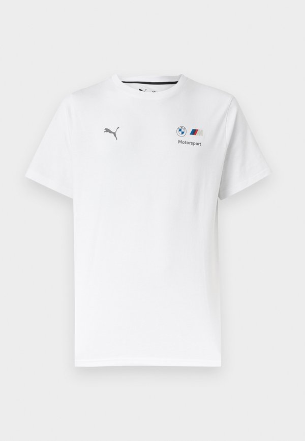 Puma BMW MMS LOGO TEE - Print T-shirt - white