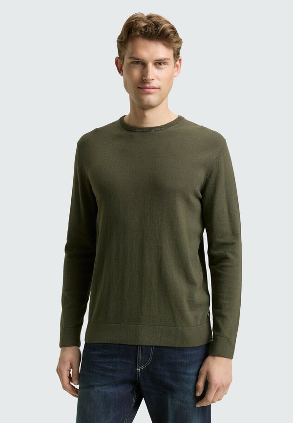 TOM TAILOR Jumper - deep forest green