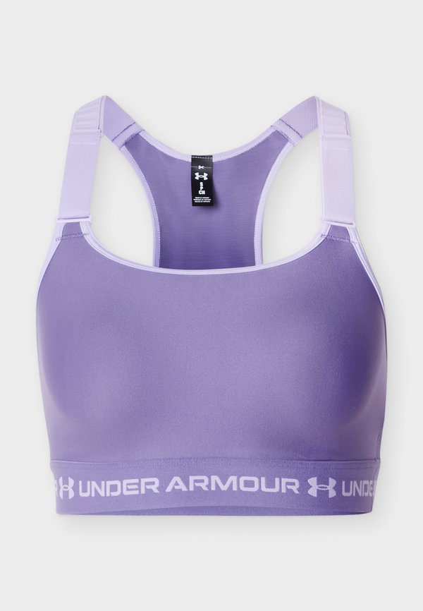 Under Armour CROSSBACK HIGH - High support sports bra - purple luxe/purple crest