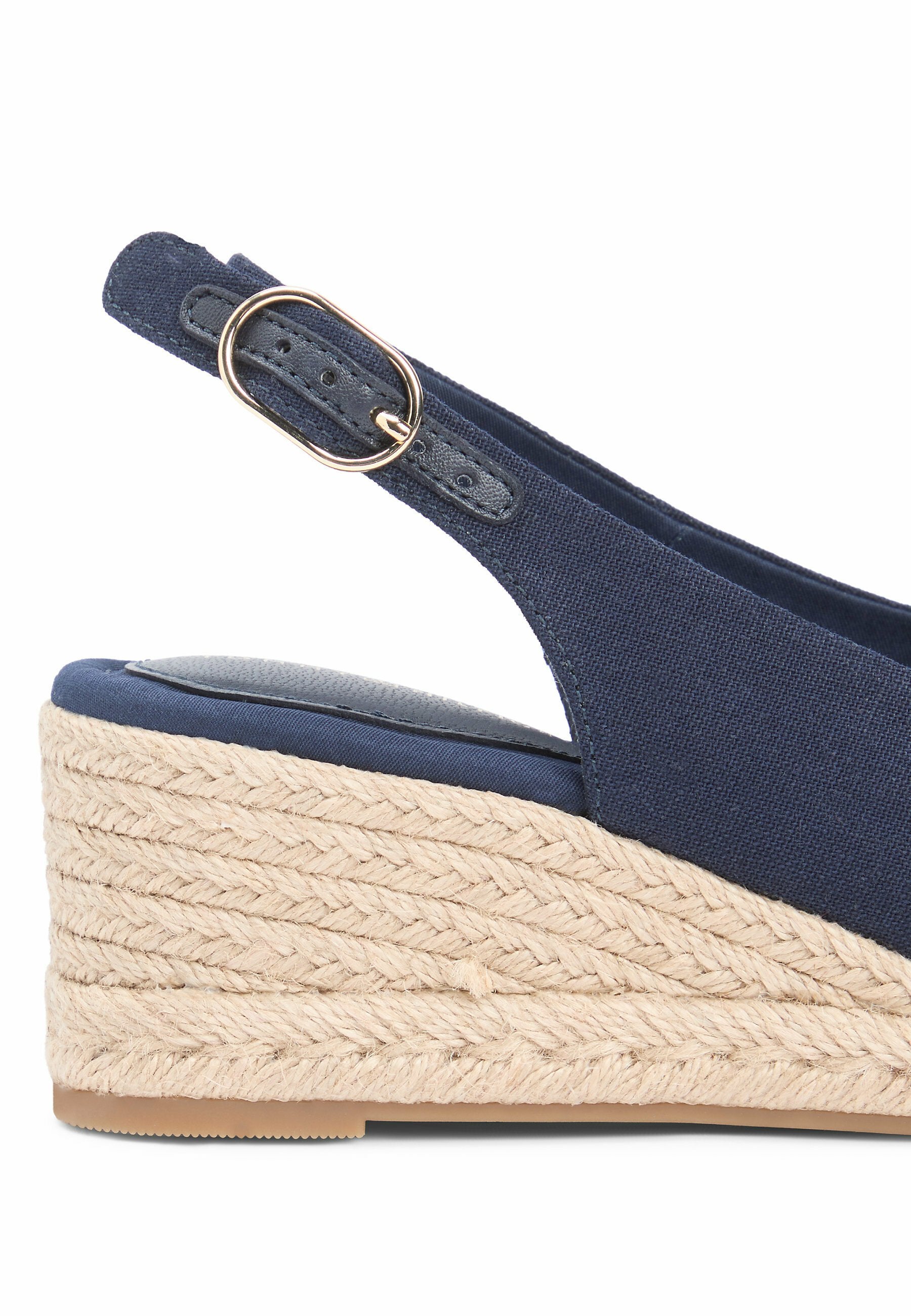 HEMP SLINGBACK WEDGE ESPADRILLES Media 7