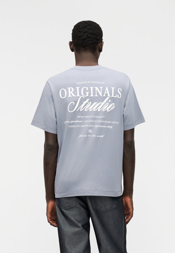 Jack & Jones JORNORREBRO TYPO TEE SS CREW NECK NOOS - Print T-shirt - tradewinds