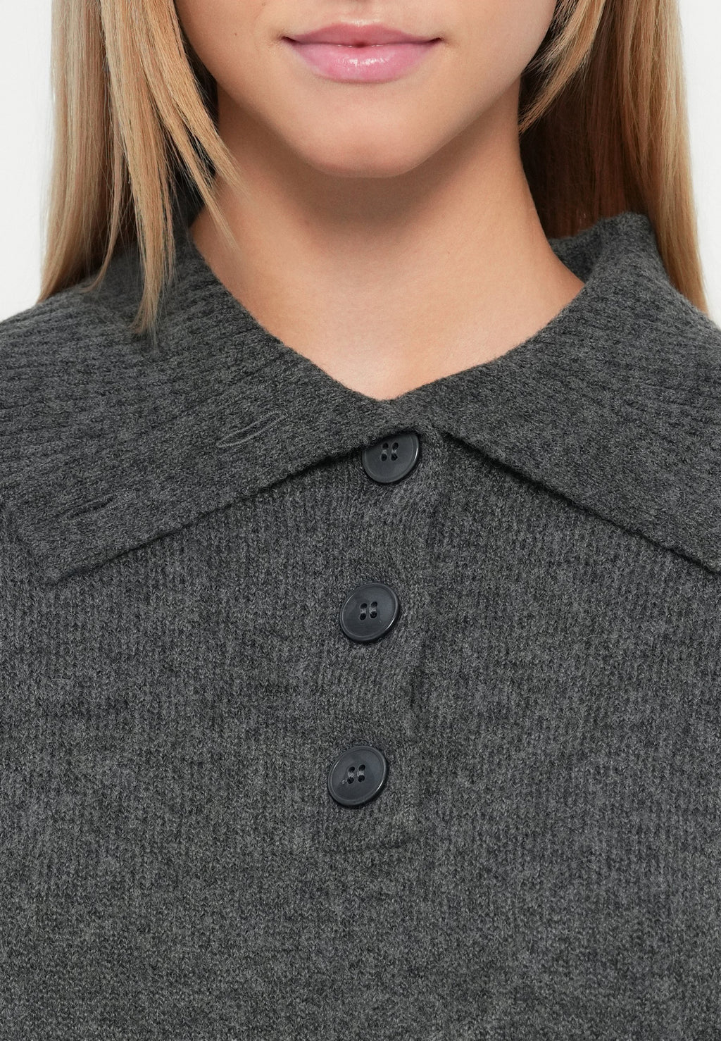 ONLY ONLHAZE LIFE BUTTON UP HIGHNECK
