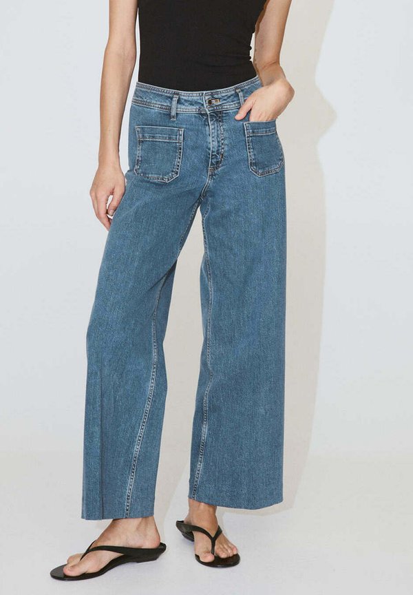Mango ADULT - Flared Jeans - blue