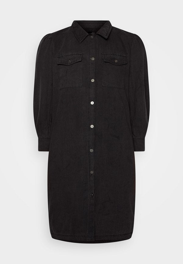 ONLY ONLFELICA - Denim dress - washed black