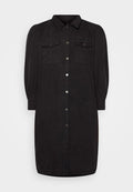 ONLY ONLFELICA - Denim dress - washed black