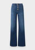 ONLY ONLMADISON BLUSH BUT WIDE  - Relaxed fit jeans - medium blue denim