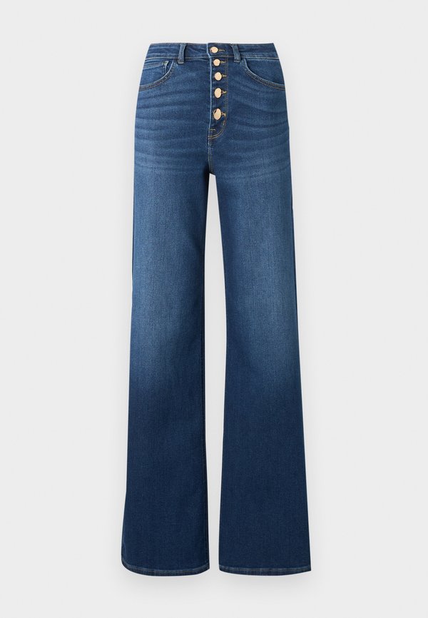 ONLY ONLMADISON BLUSH BUT WIDE  - Relaxed fit jeans - medium blue denim