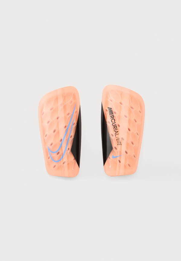 Nike Performance MERCURIAL LITE SINGUARDS UNISEX - Shin pads - orange pulse/black/royal pulse
