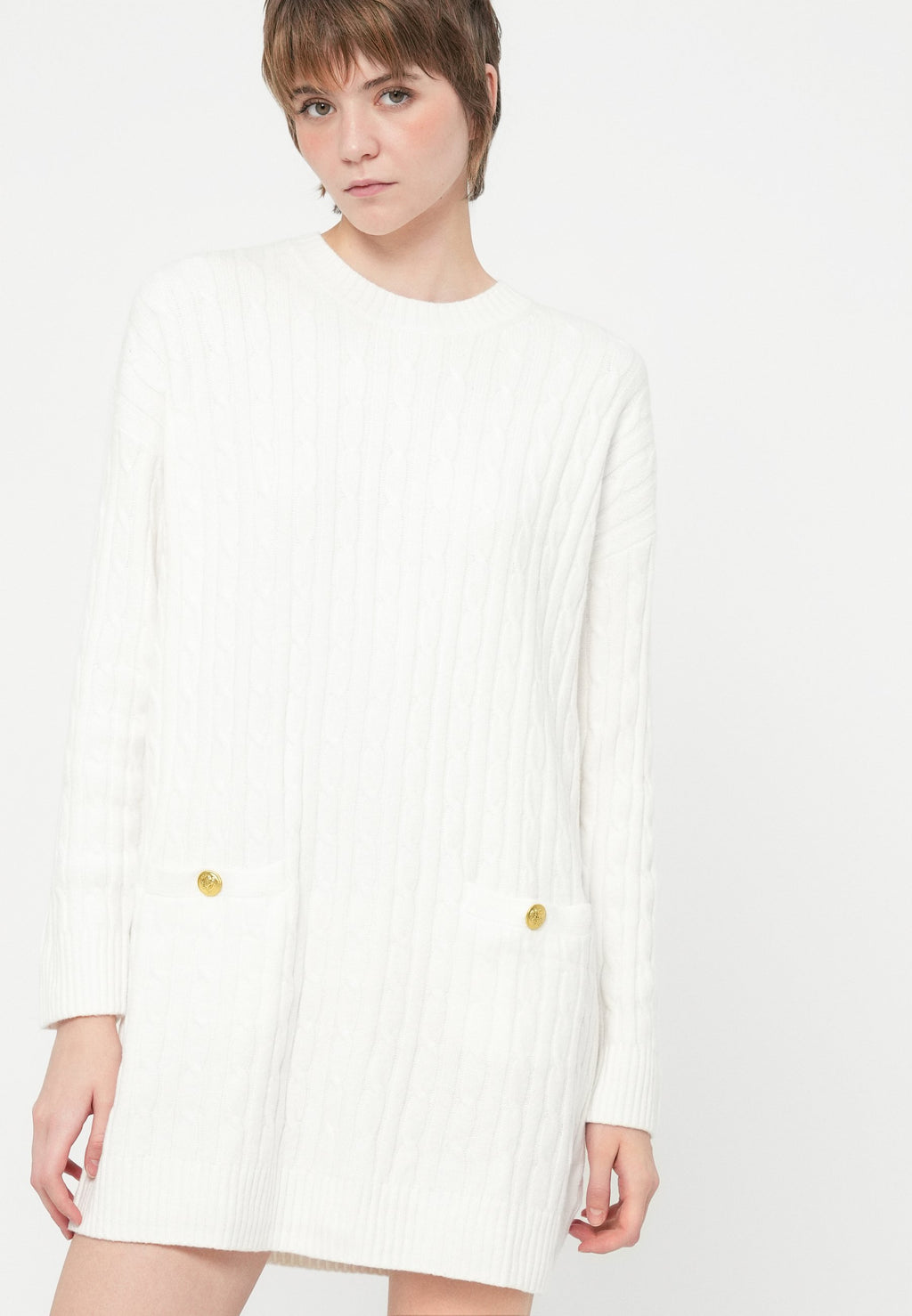 GAP CREWNECK MINI DRESS