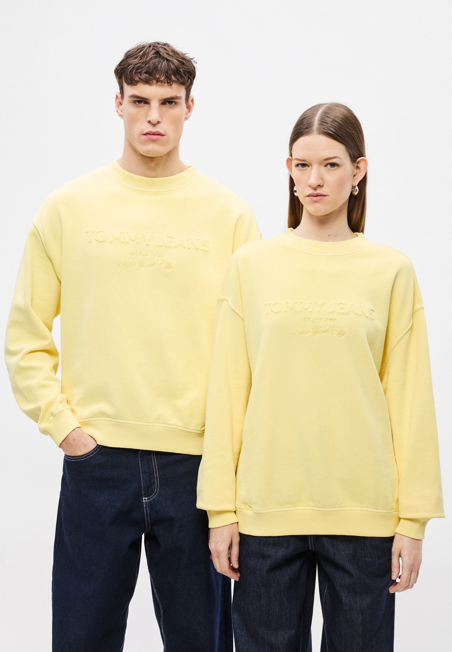 Tommy Jeans CLASSIC '90S TONAL LOGO WASHED SWEATSHIRT