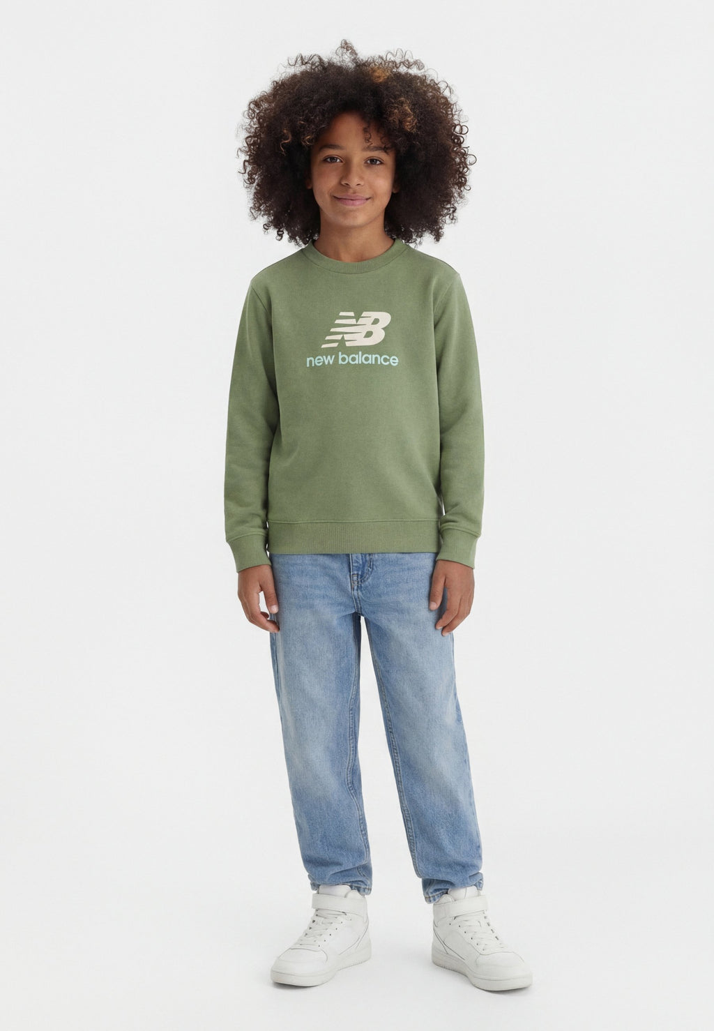 New Balance STACKED LOGO CREW