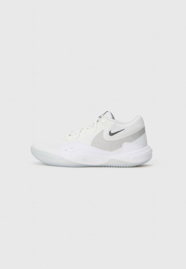 Nike Performance HYPERQUICK SE UNISEX - Volleyball shoes - summit white/iron grey/silver-coloured/pure platinum-coloured/white