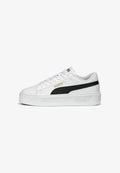 Puma SMASH PLATFORM  - Trainers - white black gold