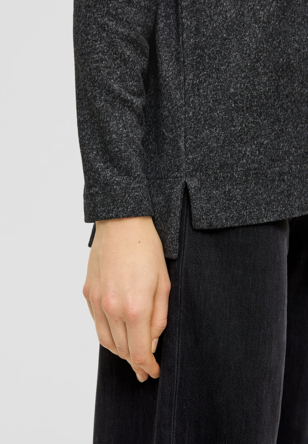 s.Oliver LONGSLEEVE AUS VISKOSEMIX