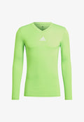 adidas Performance TEAM BASE TEE - Long sleeved top - solar green