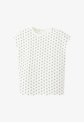 Mango ADULT - Print T-shirt - white