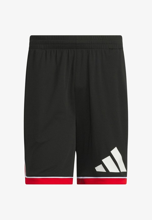 adidas Performance BADGE OF SPORT SHORT 9IN - Sports shorts - black   red