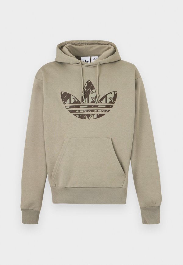 adidas Originals MONO HOODED - Hoodie - silver-coloured pebble
