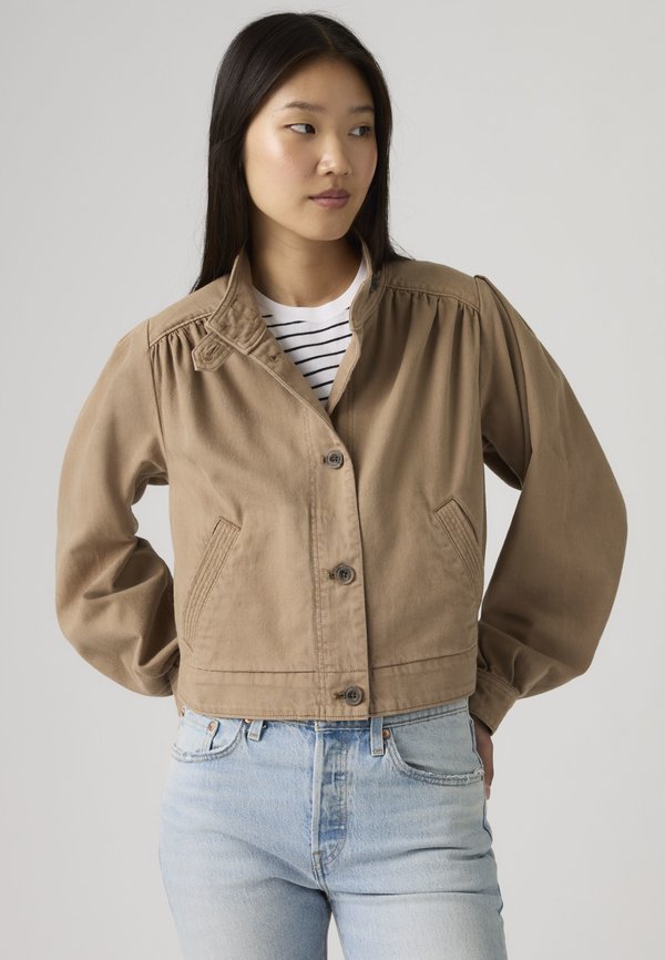 Levi's® PARKER PRETTY SHORT COAT - Denim jacket - pine bark