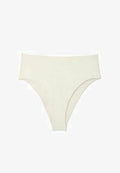 Calvin Klein Swimwear HIGH WAISTED - ESSENTIALS - Bikini bottoms - antique white