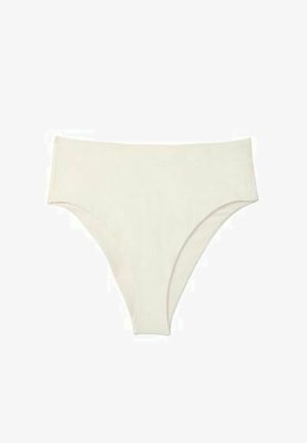 Calvin Klein Swimwear HIGH WAISTED - ESSENTIALS - Bikini bottoms - antique white