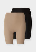 Vero Moda VMDITTE SKIN 2 PACK - Shapewear - black/brown lentil