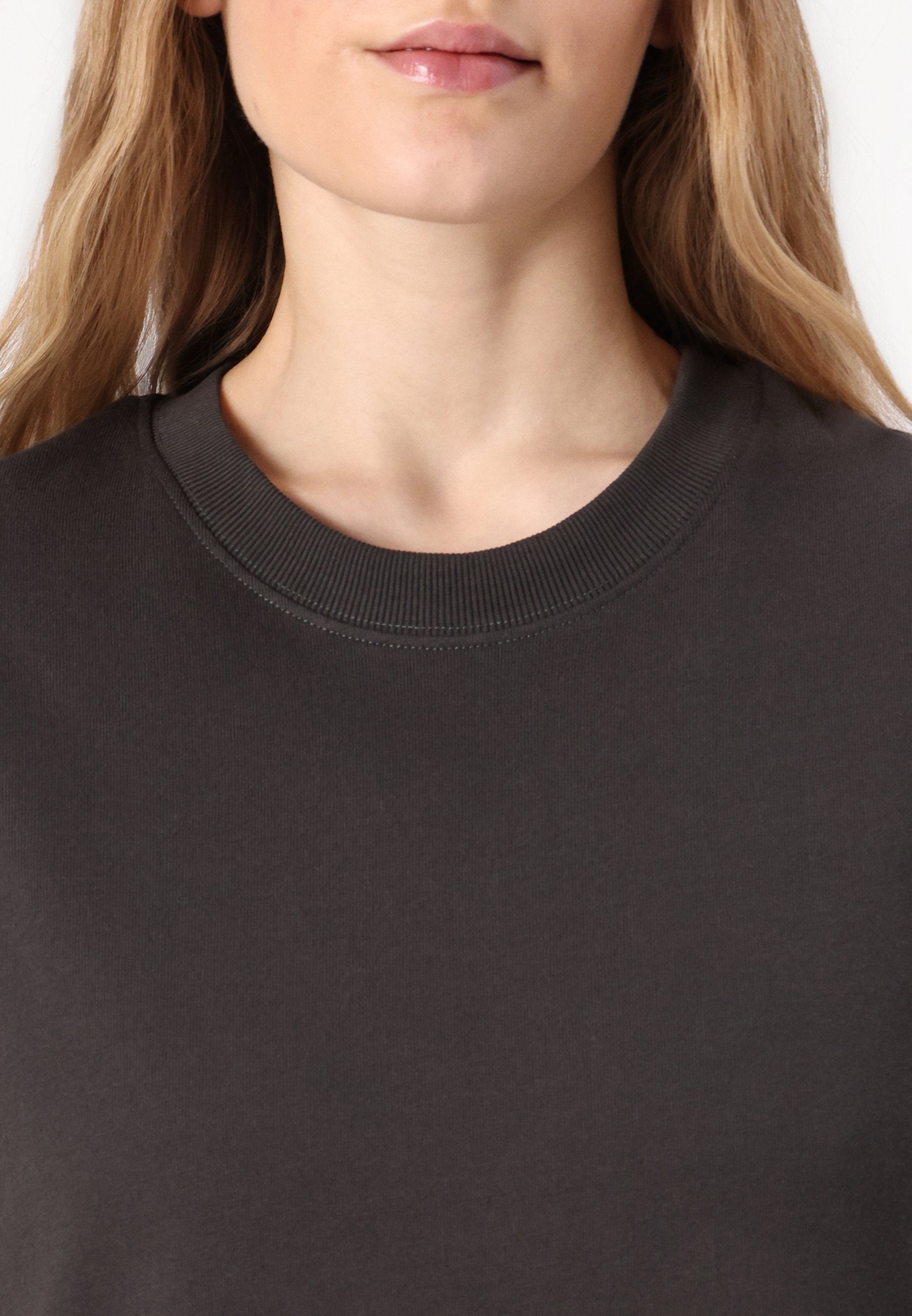Marc O'Polo DENIM ROUND NECK SLITS